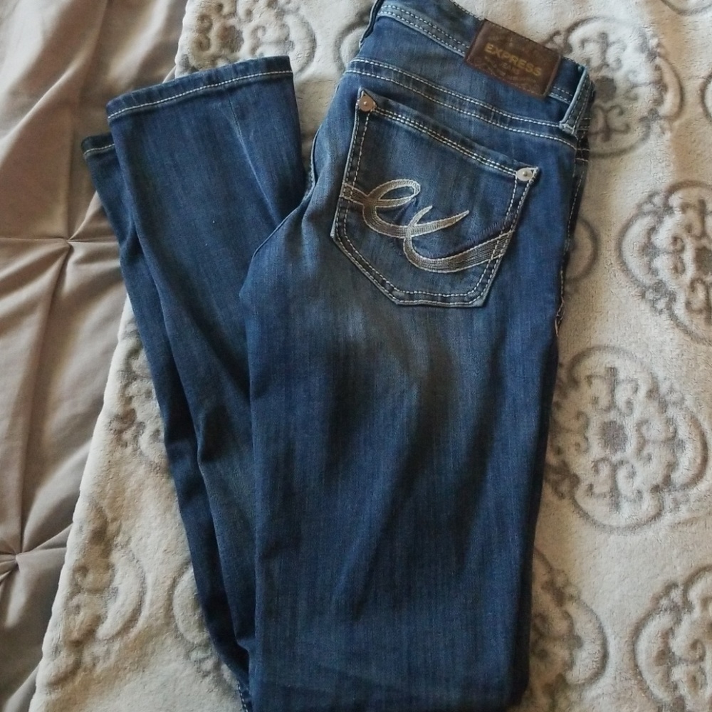 Express stretchy skinny jean size 4r